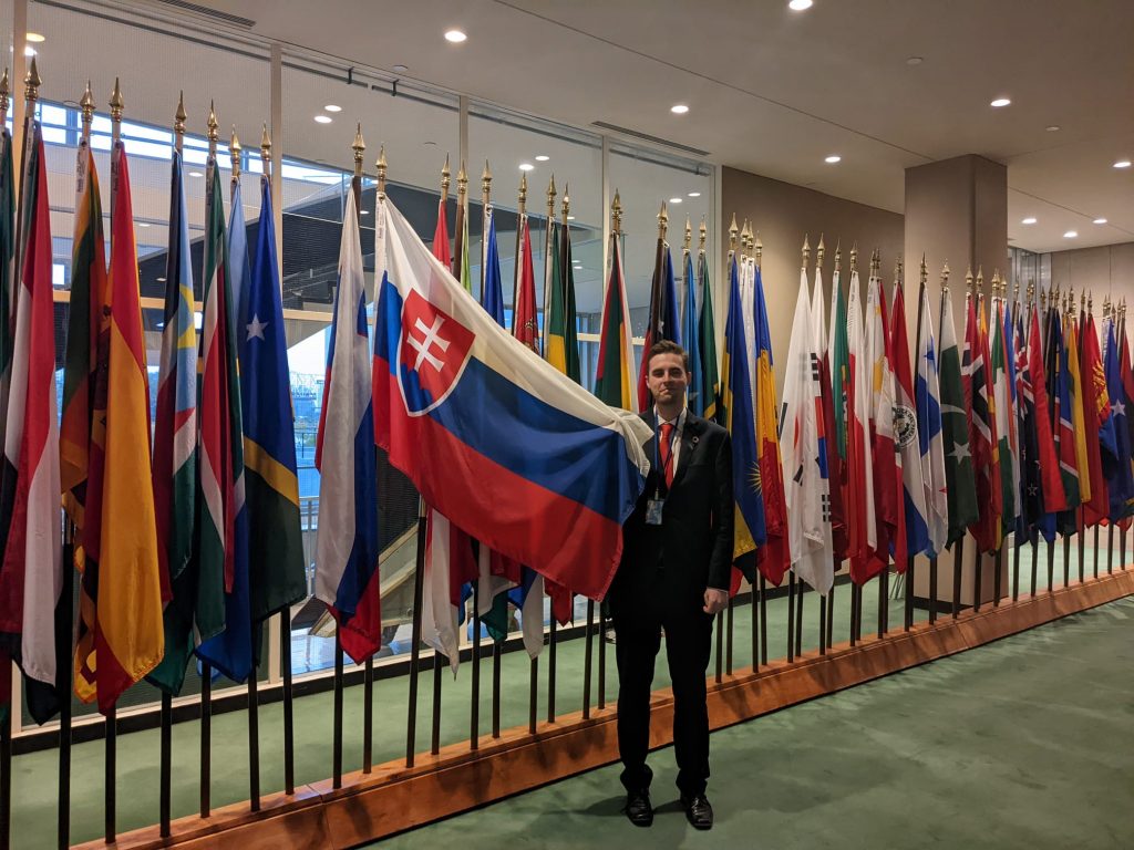 Mládežnícky delegát Slovenskej republiky pri Organizácii Spojených národov, Michal Salíni